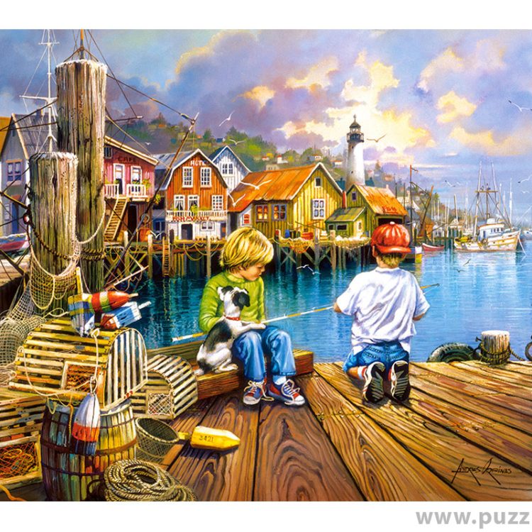 Castorland puzzle At the Dock 1000 κομμάτια (C-104192-2)