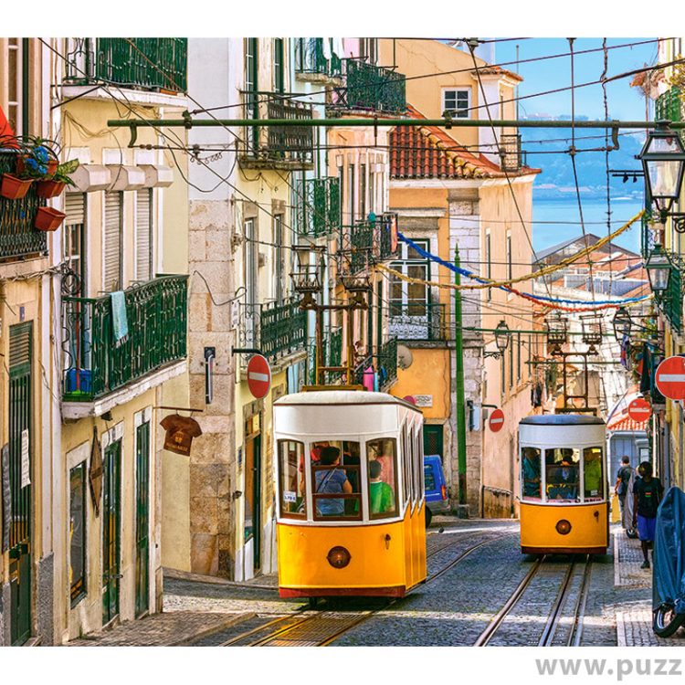 Castorland puzzle Lisbon Trams, Portugal 1000 κομμάτια (C-104260-2)