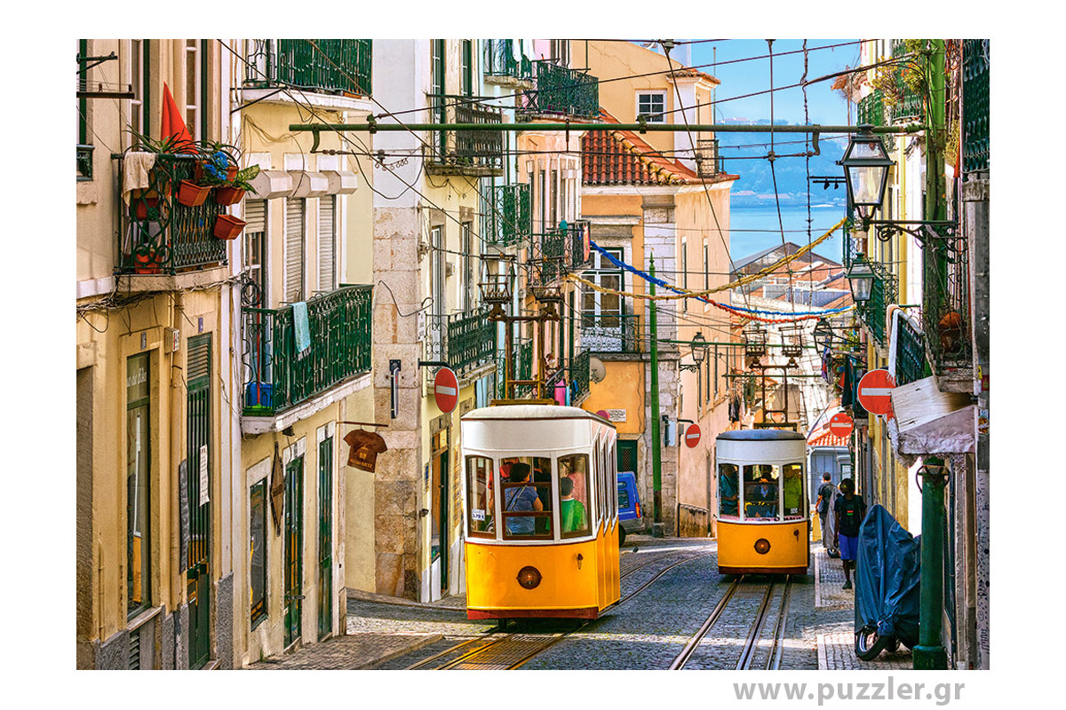 Castorland puzzle Lisbon Trams, Portugal 1000 κομμάτια (C-104260-2)