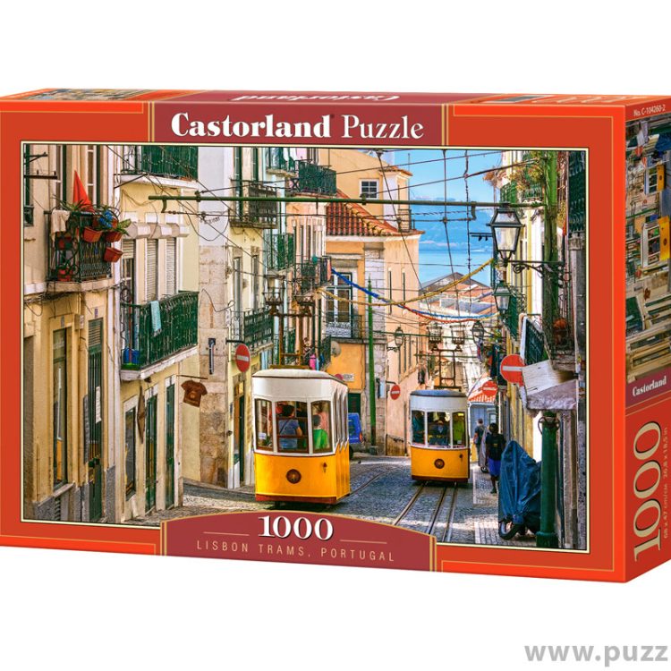 Castorland puzzle Lisbon Trams, Portugal 1000 κομμάτια (C-104260-2)