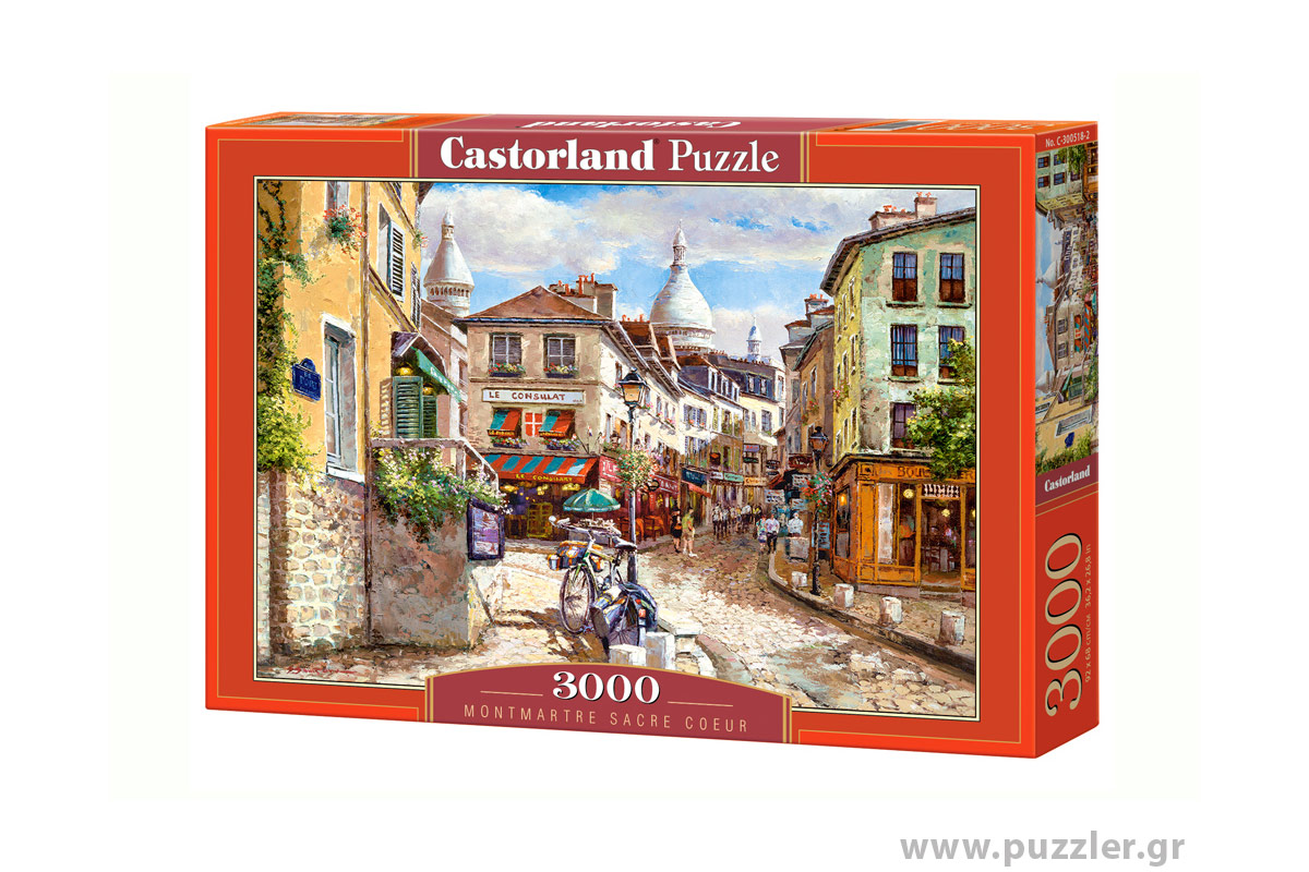 Castorland puzzle Montmartre Sacre Coeur 3000 κομμάτια (C-300518-2)