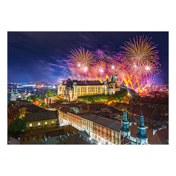 Castorland puzzle Fireworks over Wawel Castle Poland 500 κομμάτια (52721)