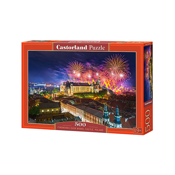 Castorland puzzle Fireworks over Wawel Castle Poland 500 κομμάτια (52721)