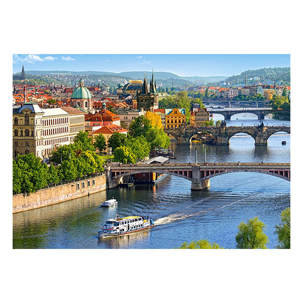 Castorland puzzle View of Bridges in Prague 500 κομμάτια (53087)