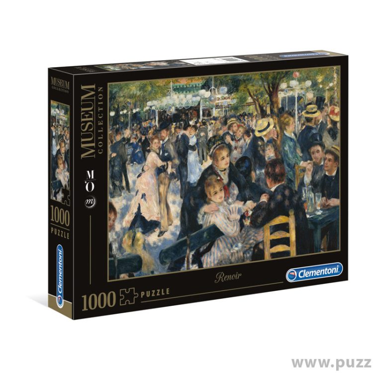Clementoni puzzle Renoir, Bad du Moulin de la Galette - Museum Collection Orsay 1000 κομμάτια (31412)