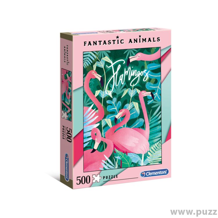 Clementoni puzzle Fantastic Animals Flamingo 500 κομμάτια (35067)