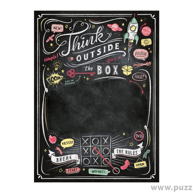 Clementoni Black Board Think Outside the Box 1000 κομμάτια (39468)