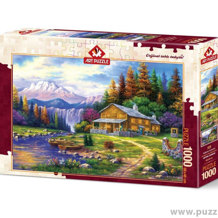 Art puzzle Sunset in the Mountains 1000 κομμάτια