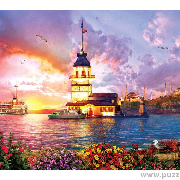 Art puzzle Maiden's Tower 1000 κομμάτια