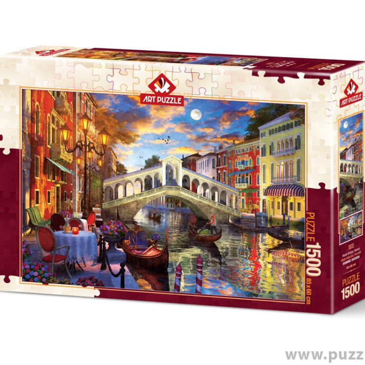 Art puzzle Rialto Bridge 1500 κομμάτια