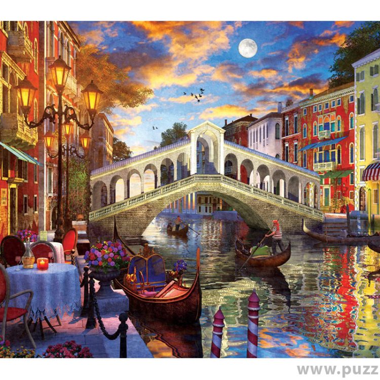 Art puzzle Rialto Bridge 1500 κομμάτια