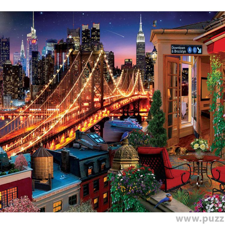 Art puzzle Terrace Brooklyn 1500 κομμάτια