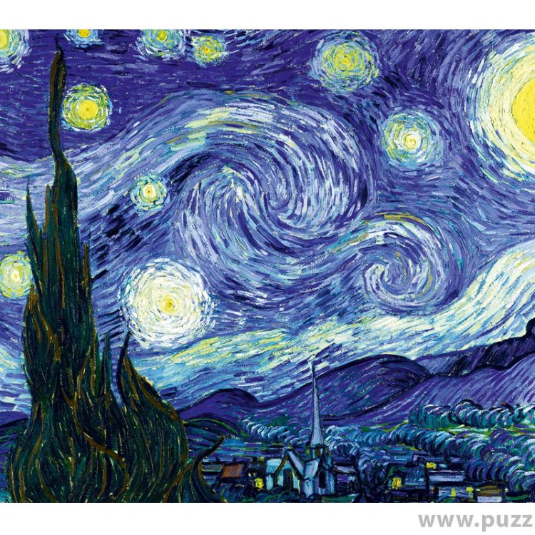 Bluebird puzzle Vincent Van Gogh – The Starry Night 1889 1000 κομμάτια (60001)