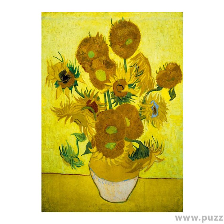 Bluebird puzzle Vincent Van Gogh - Sunflowers, 1889 1000 κομμάτια