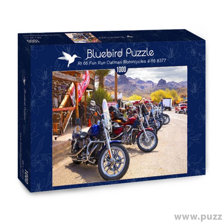 Bluebird puzzle Rt 66 Fun Run Oatman Motorcycles 4-46 8377 1000 κομμάτια