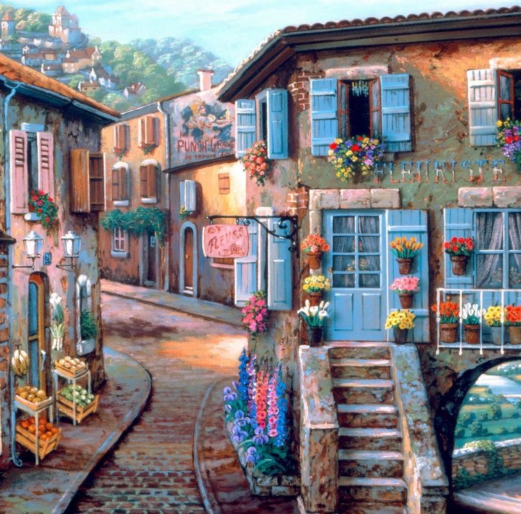 Bluebird puzzle La Fleuriste 1000 κομμάτια