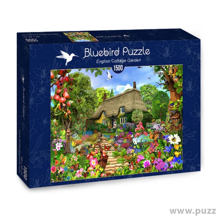 Bluebird puzzle English Cottage Garden 1500 κομμάτια