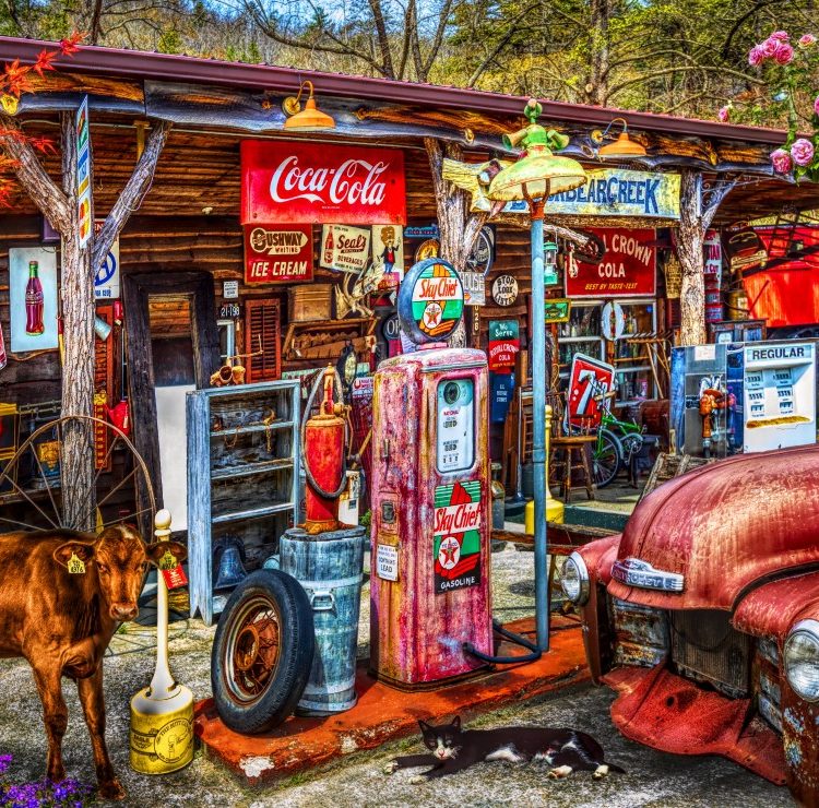 Bluebird puzzle On the Back Roads in the Country 1000 κομμάτια