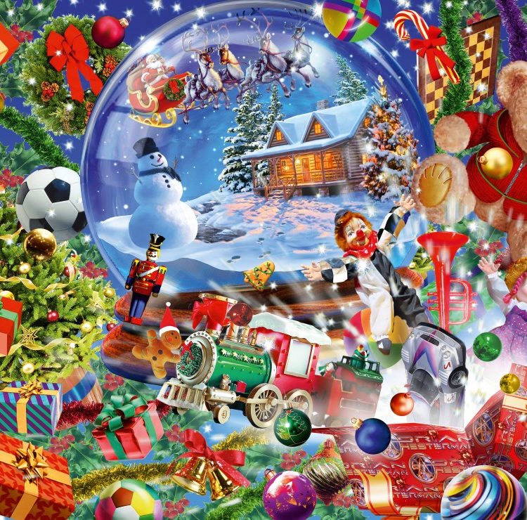 Bluebird puzzle Christmas Globe 1000 κομμάτια