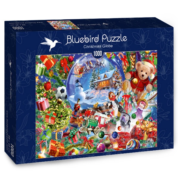 Bluebird puzzle Christmas Globe 1000 κομμάτια