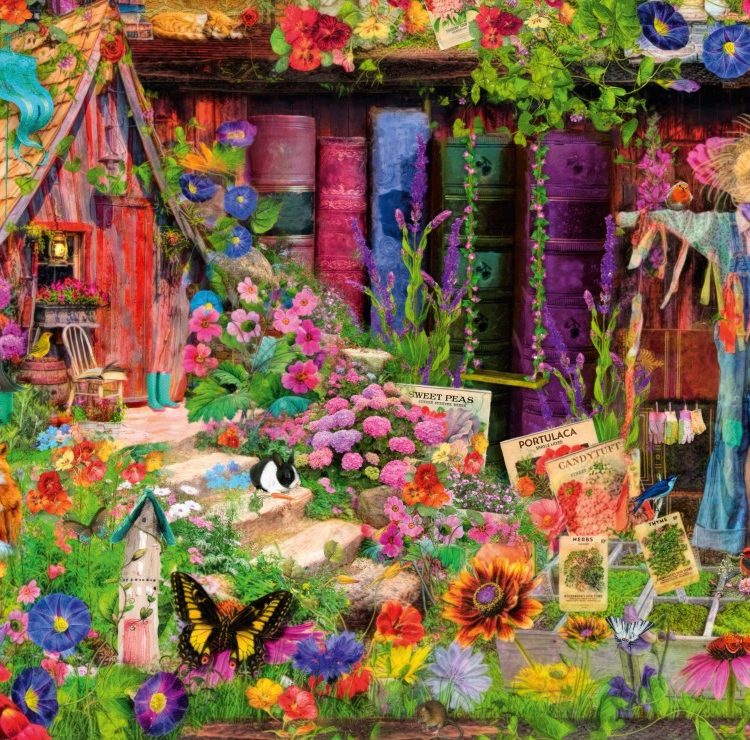 Bluebird puzzle The Scarecrow's Garden 1000 κομμάτια