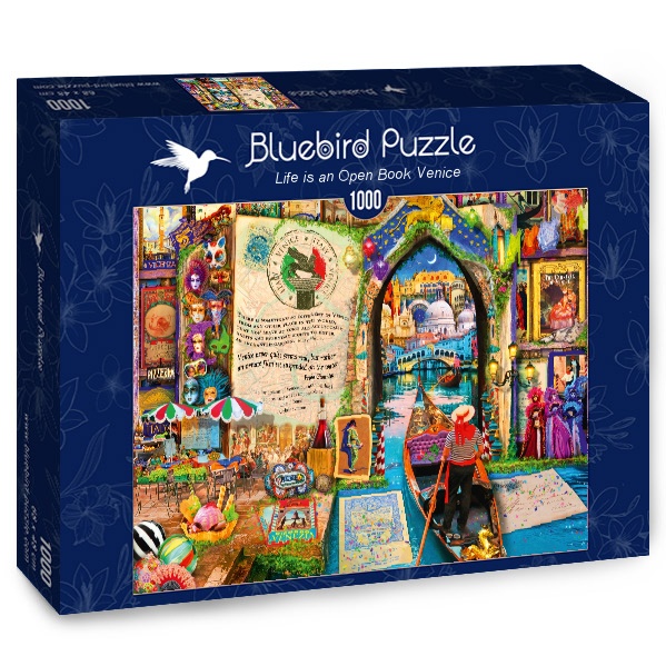 Bluebird puzzle Life is an Open Book Venice 1000 κομμάτια