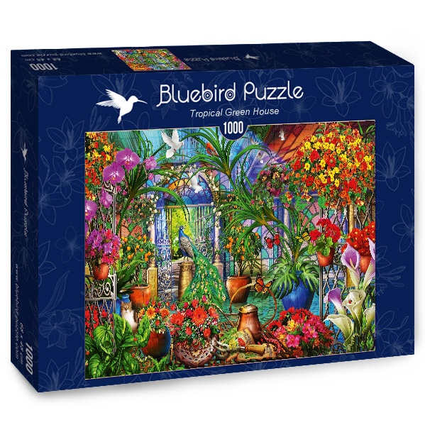 Bluebird puzzle Tropical Green House 1000 κομμάτια
