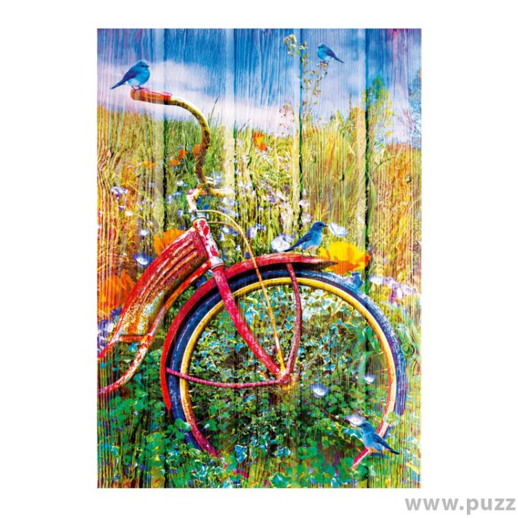 Bluebird puzzle Bluebirds on a Bicycle 1000 κομμάτια