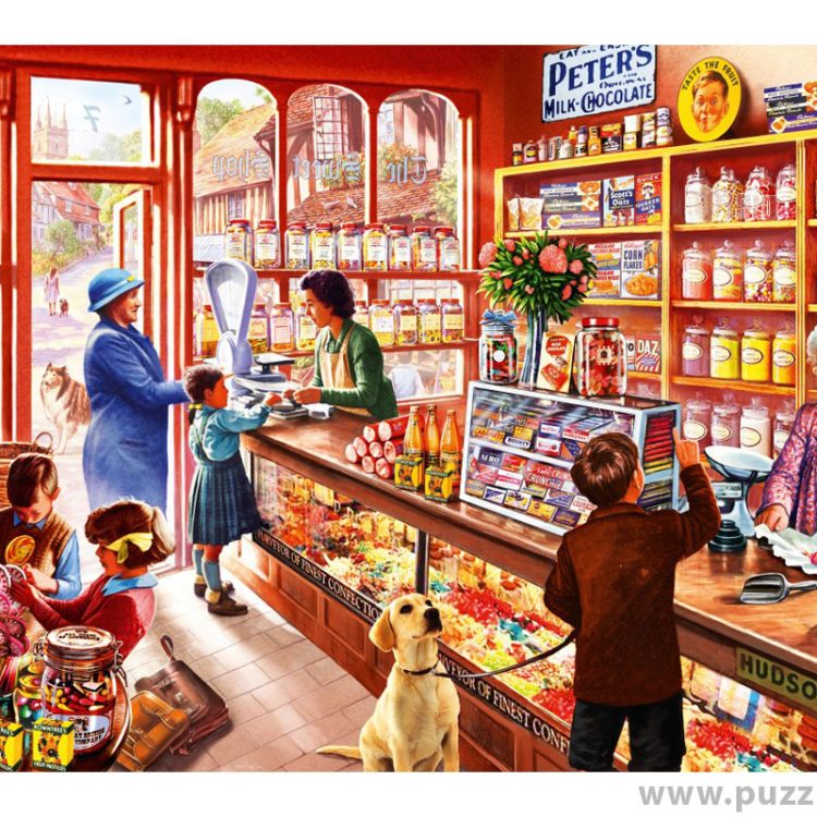 Bluebird puzzle Sweetshop 1000 κομμάτια
