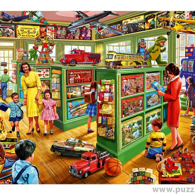 Bluebird puzzle Toy Shop Interiors 1000 κομμάτια