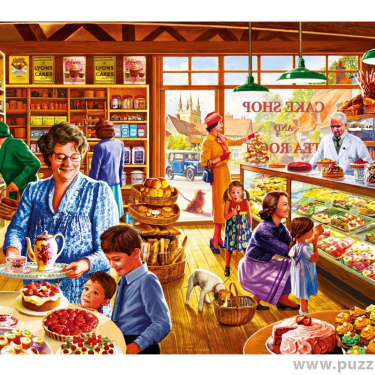 Bluebird puzzle Nostalgic Cake Shop 1000 κομμάτια