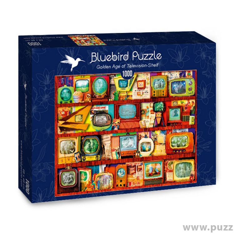 Bluebird puzzle Golden Age of Television-Shelf 1000 κομμάτια