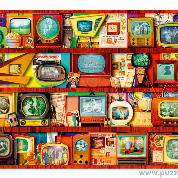 Bluebird puzzle Golden Age of Television-Shelf 1000 κομμάτια