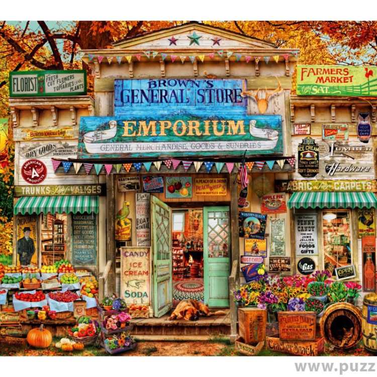 Bluebird puzzle The General Store 1000 κομμάτια