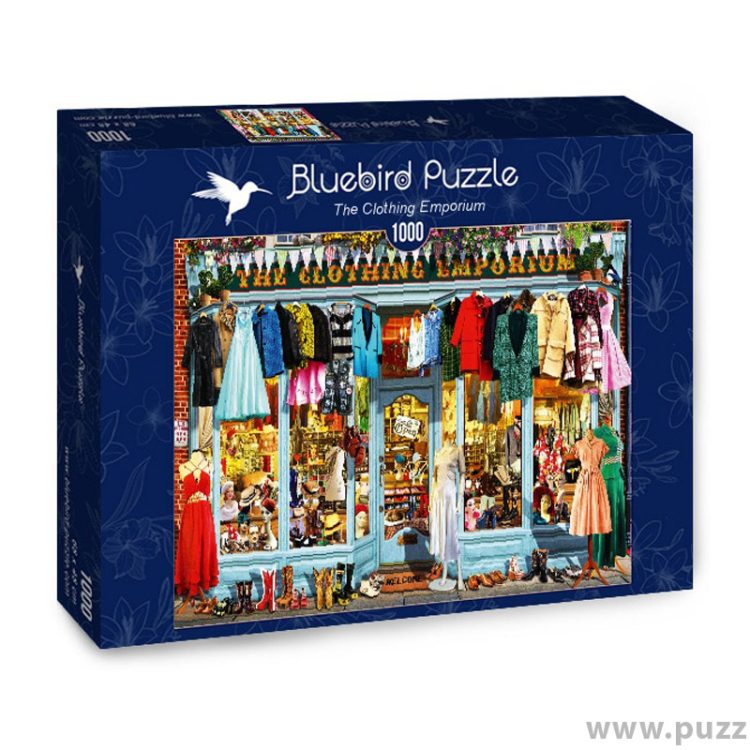 Bluebird puzzle The Clothing Emporium 1000 κομμάτια
