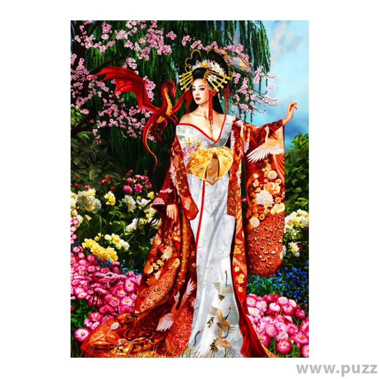 Bluebird puzzle Sekkerastoya Queen of Silk 1000 κομμάτια