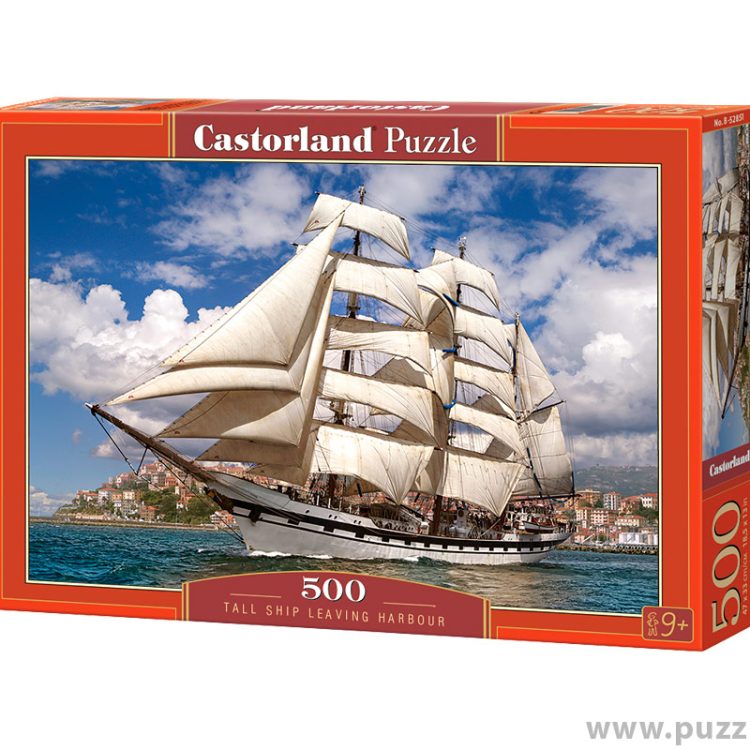 Castorland puzzle Tall Ship Leaving Harbour 500 κομμάτια (B-52851)