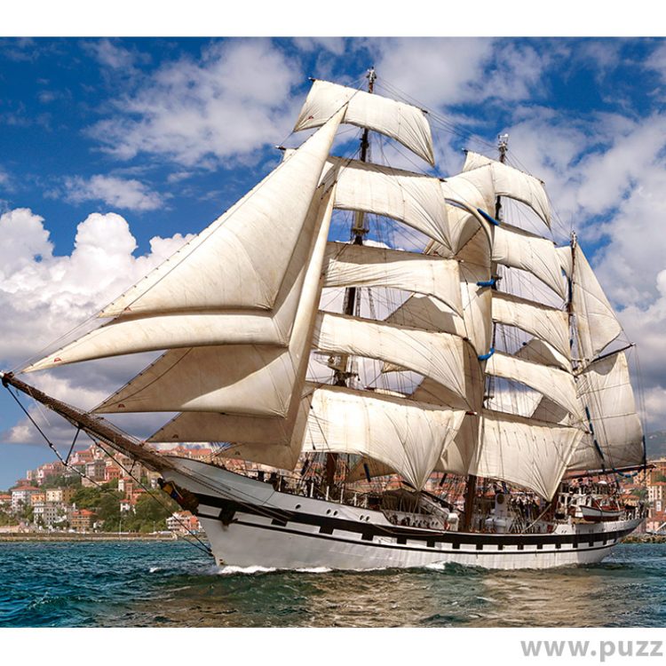 Castorland puzzle Tall Ship Leaving Harbour 500 κομμάτια (B-52851)