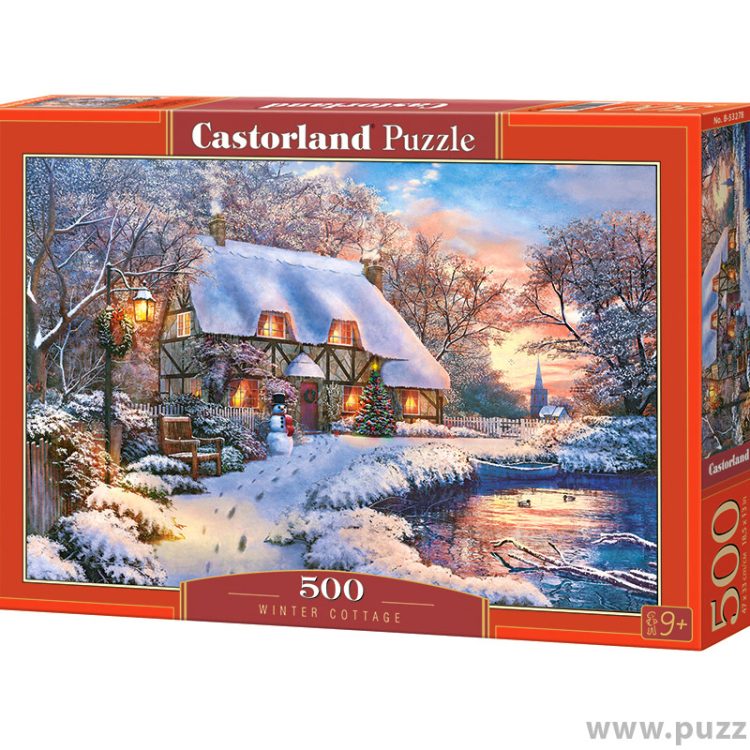 Castorland puzzle Winter Cottage 500 κομμάτια (Β-53278)