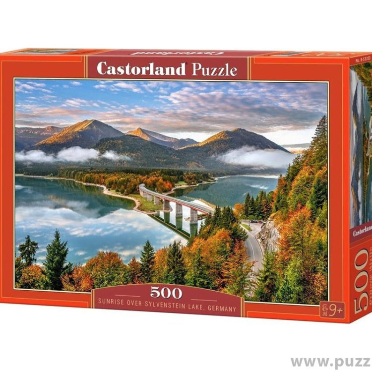 Castorland puzzle Sunrise over Sylverstein Lake, Germany 500 κομμάτια (B-53353)