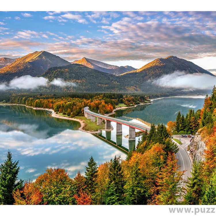Castorland puzzle Sunrise over Sylverstein Lake, Germany 500 κομμάτια (B-53353)