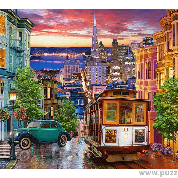 Castorland puzzle San Francisco Trolley 500 κομμάτια (B-53391)
