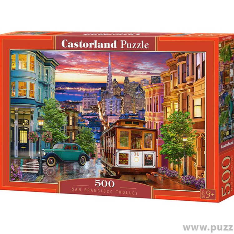 Castorland puzzle San Francisco Trolley 500 κομμάτια (B-53391)
