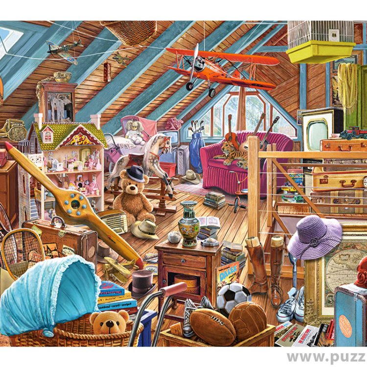 Castorland puzzle The Cluttered Attic 500 κομμάτια (B-53407)