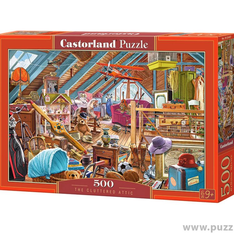 Castorland puzzle The Cluttered Attic 500 κομμάτια (B-53407)