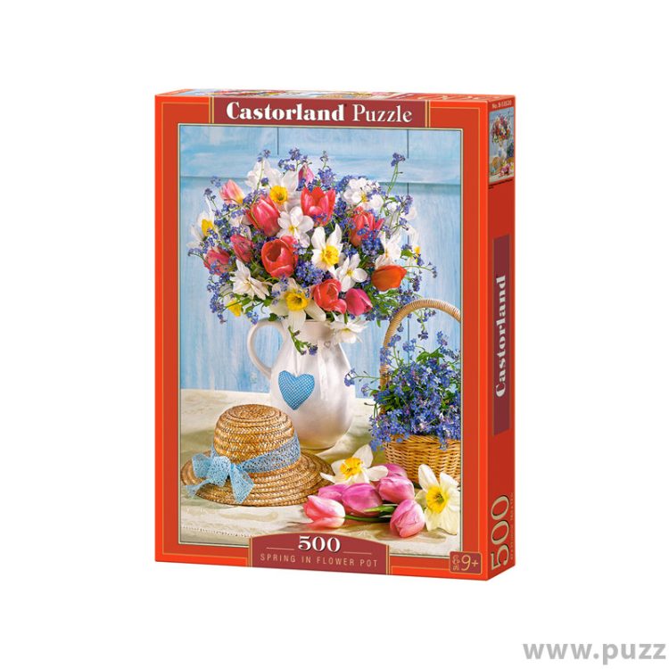 Castorland puzzle Spring in Flower Pot 500 κομμάτια (B-53520)