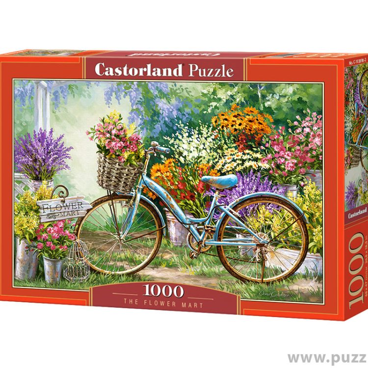 Castorland puzzle The Flower Mart 1000 κομμάτια (C-103898-2)