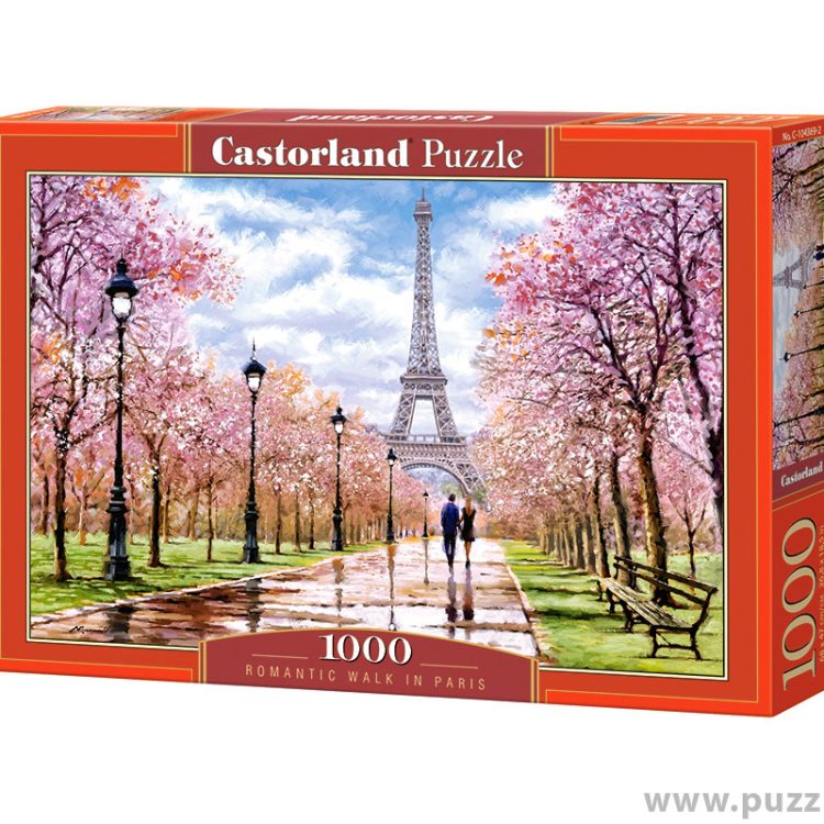 Castorland puzzle Romantic Walk in Paris 1000 κομμάτια (C-104369-2)