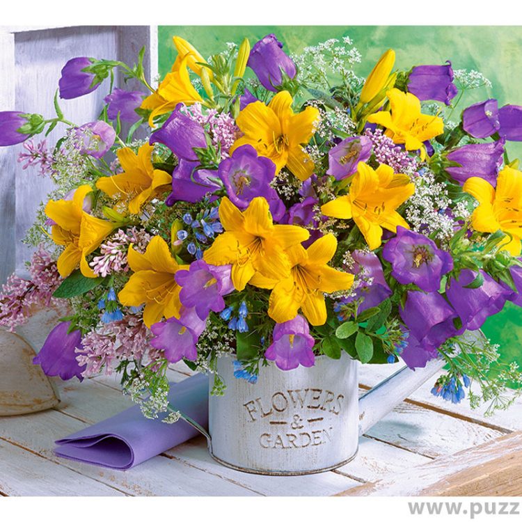 Castorland puzzle Bouquet of Lilies and Bell Flowers 1000 κομμάτια (C-104642-2)