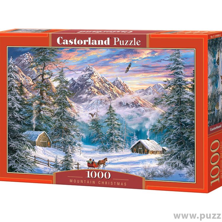Castorland puzzle Mountain Christmas 1000 κομμάτια (C-104680-2)